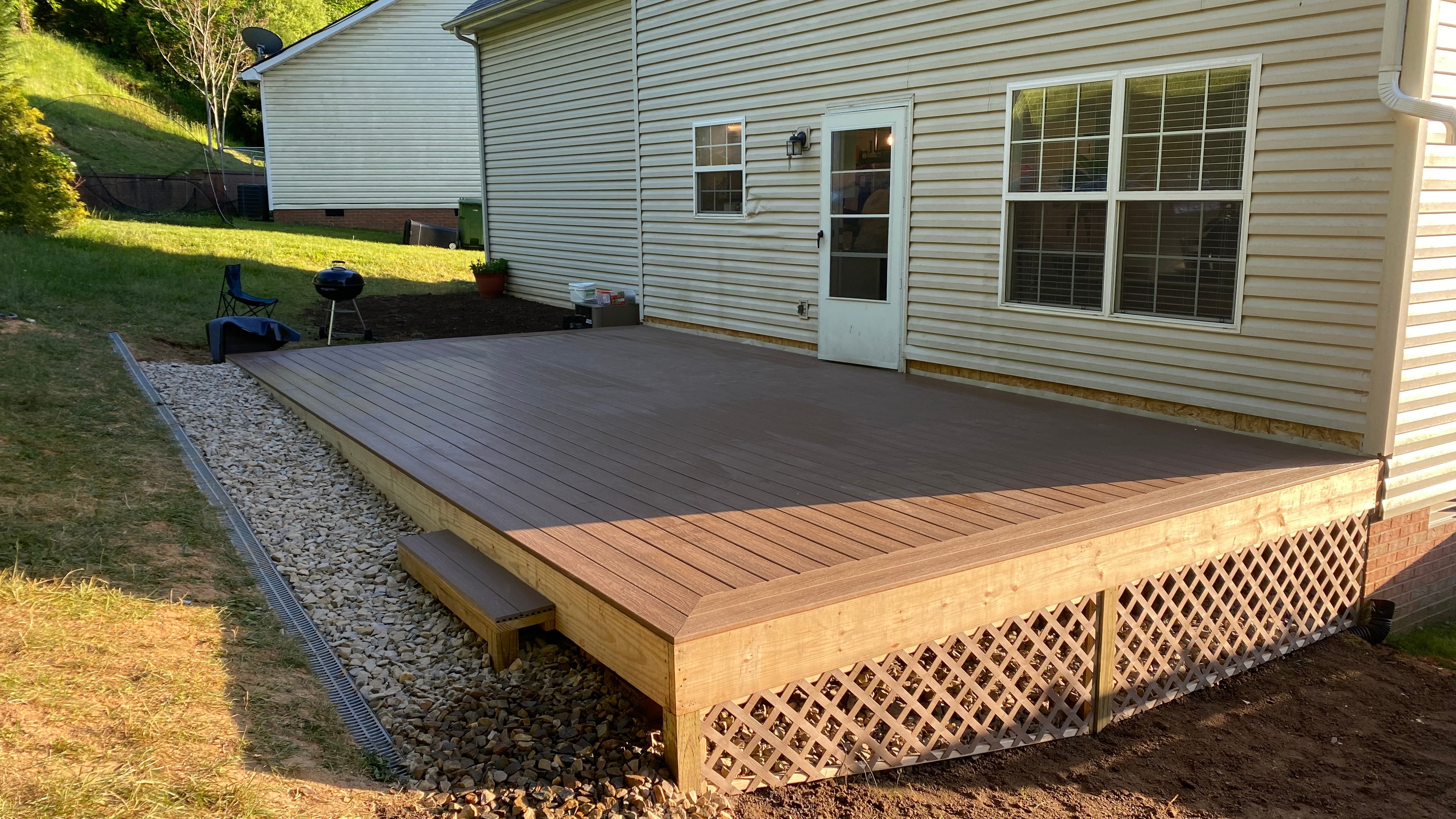 Custom deck project in Karns, TN by Volunteer Decks