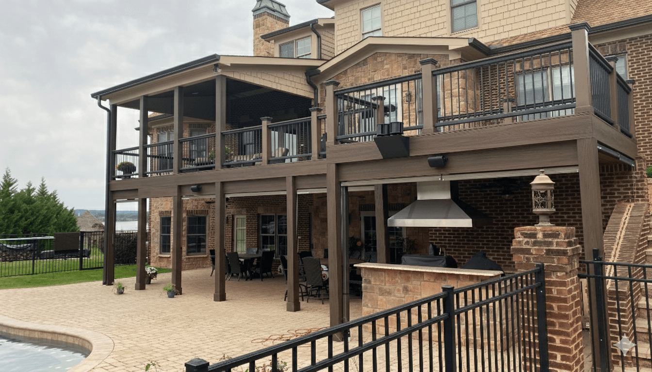 Custom deck project in Farragut, TN by Volunteer Decks