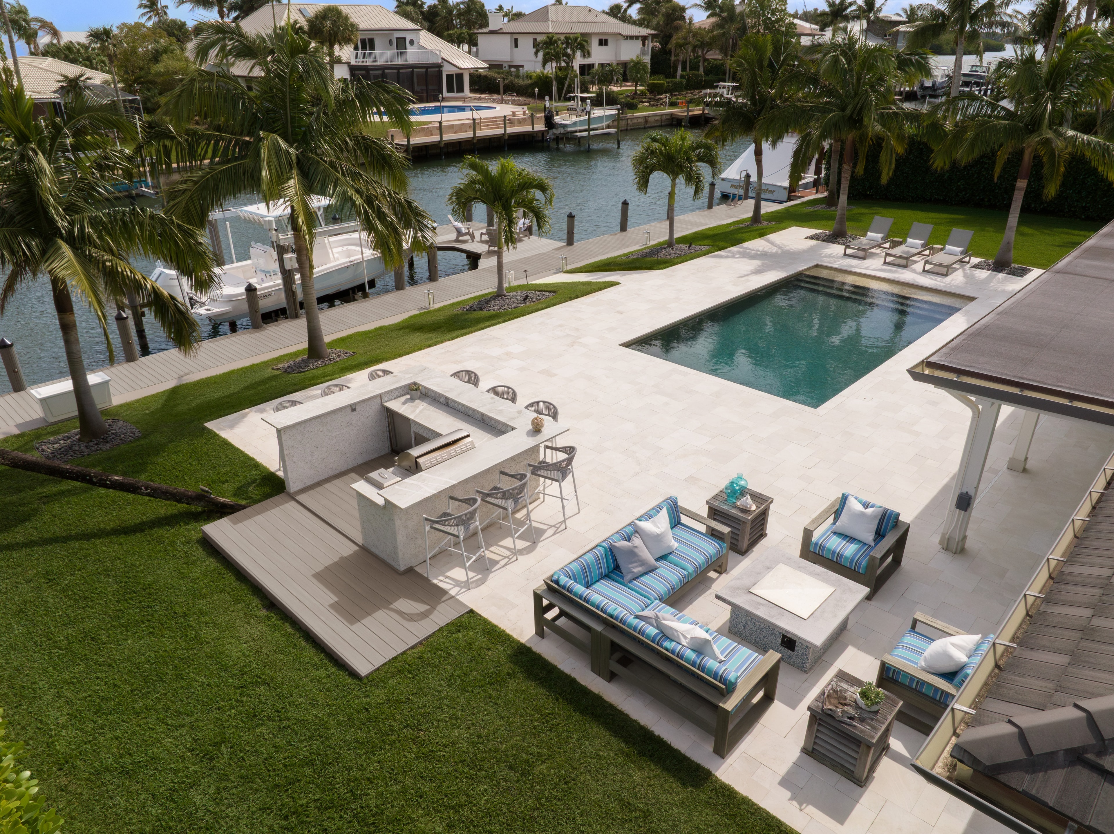 TimberTech Vintage Coastline decking aerial view